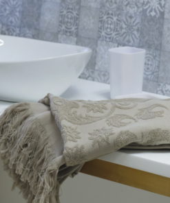 Colombes Fringed Bath Towels