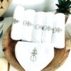 6 embroidered cloths