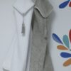 Bath cape with pompom 1st month