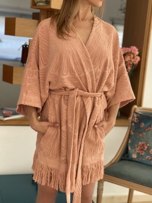 Peignoir kimono avec franges / Art Déco – Image 2