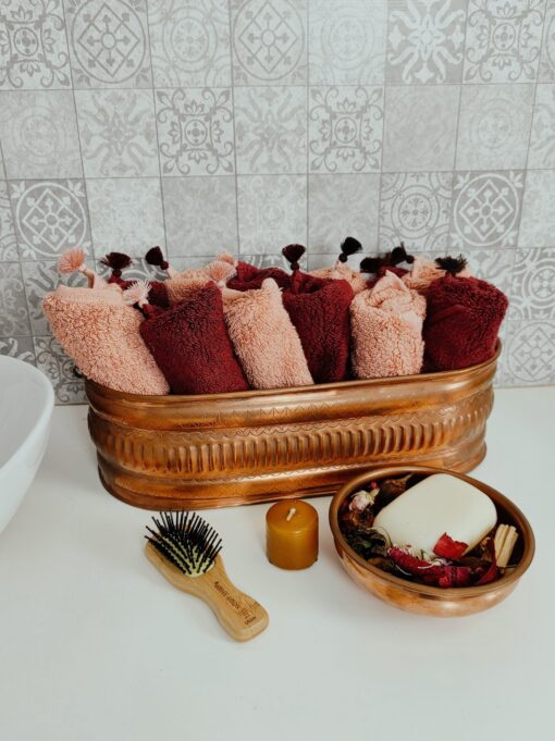 6 lavettes chouchates ou pompons