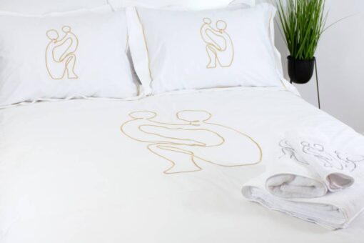 Housses de couette + 2 taies brodées - Spécial Fête des mères