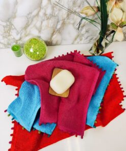 serviettes invités boutons balzatex