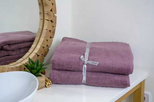 Pack de 2 Draps de bain bouclette