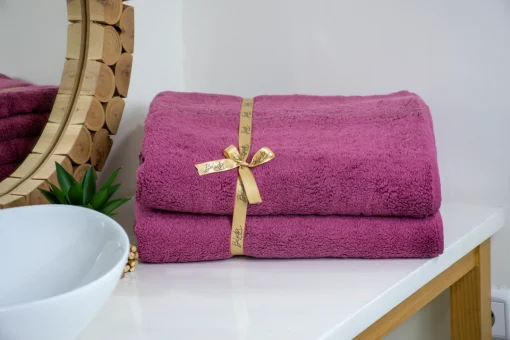Pack de 2 Draps de bain bouclette – Image 2