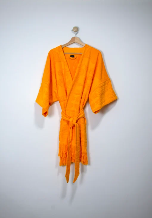 Peignoir Kimono avec franges + un bandeau offert – Image 4